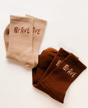 Load image into Gallery viewer, Brown Brave Socks
