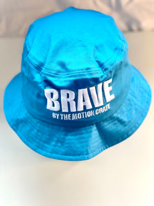 Be Brave Blue Bucket Hat