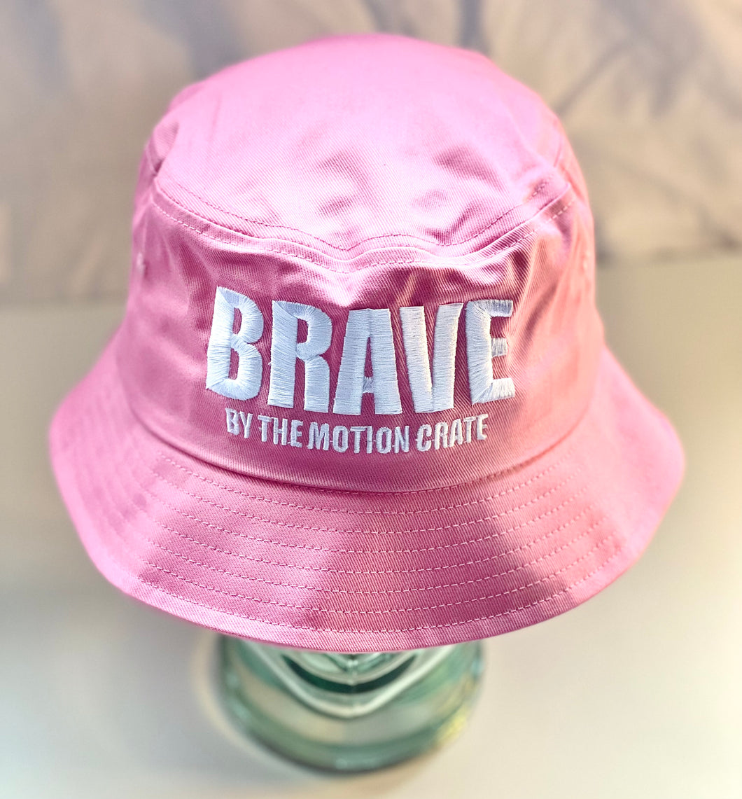 Be Brave Pink hat