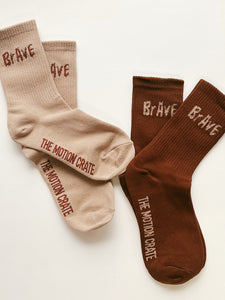 Brown Brave Socks